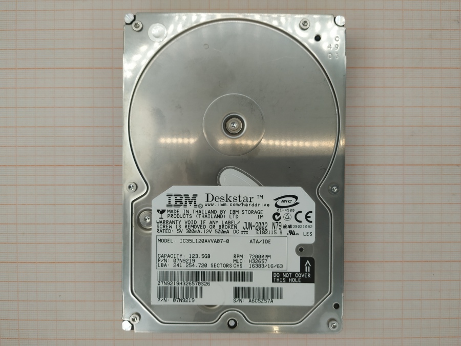 088-328-005 HDD 3.5" IDE IBM IC35L120AVVA07-0 #2