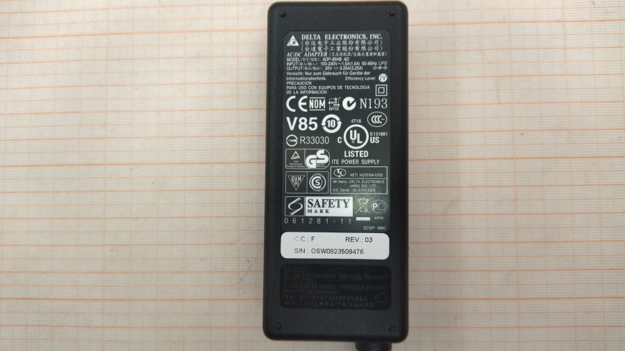 088-104-001 БП для ноутбука DELTA ADP-65HB AD #2