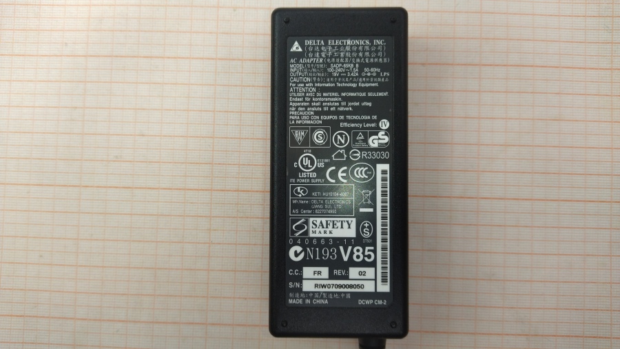 088-351-001 БП для ноутбука DELTA SADP-65KB B #2