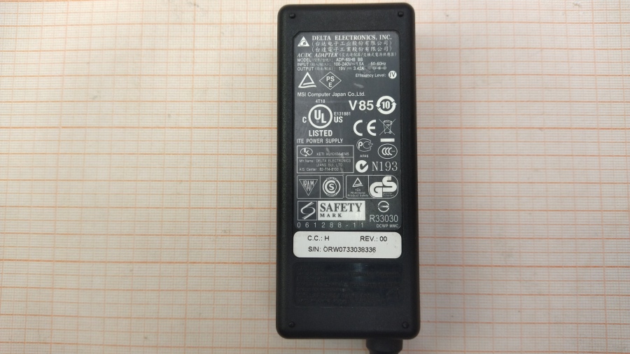 088-352-001 БП для ноутбука DELTA ADP-65HB BB #2