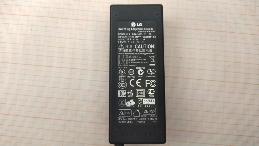 088-359-001 БП для мониторов LG DSA-36W-12 1 36 #2