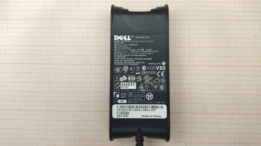 134-012-001 БП для ноутбука DELL DA65NS0-00 #2