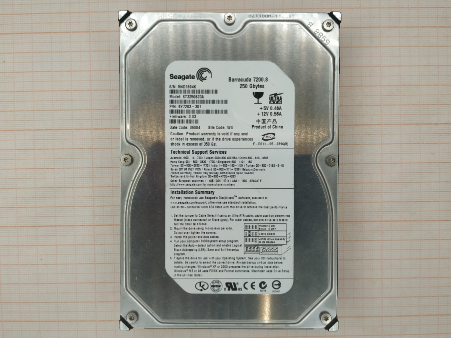 173-148-001 HDD 3.5" IDE SEAGATE ST3250823A #2