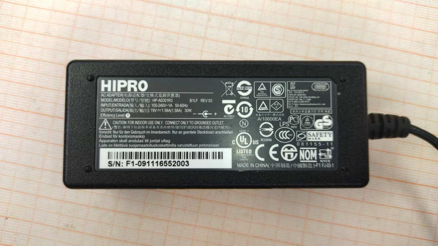 088-366-001 БП для ноутбука HIPRO HP-A0301R3 #2