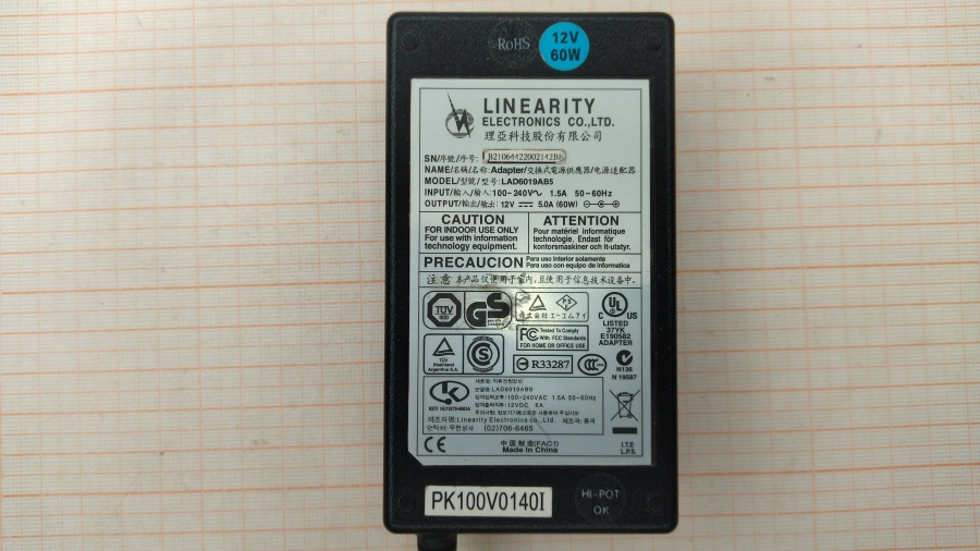 088-374-001 БП для мониторов LINEARITY LAD6019AB5 #2