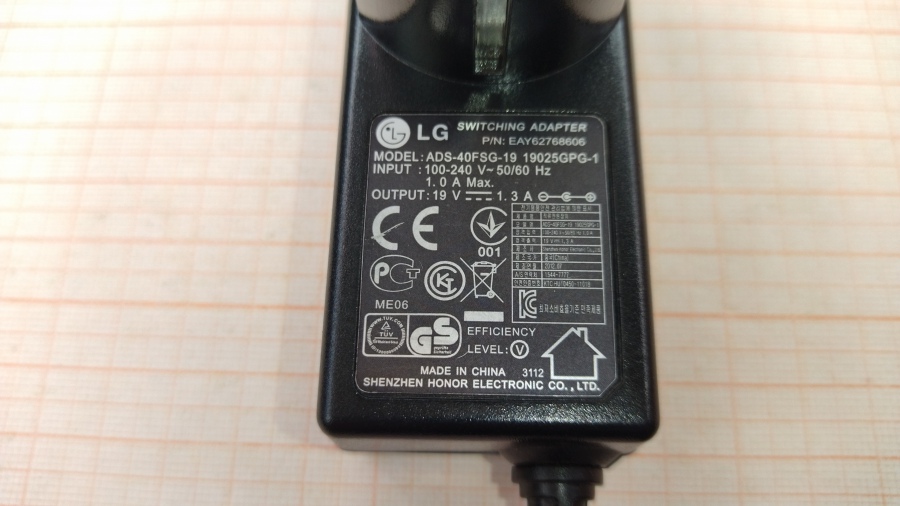 088-379-001 БП для мониторов LG ADS-40FSG-19 19032GPG-1 #3