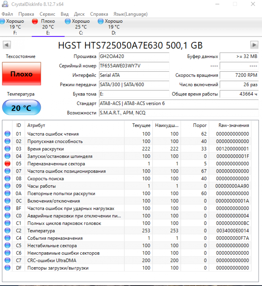 172-077-003 HDD 2.5" SATA HGST HTS725050A7E630 #7