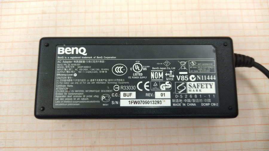 088-384-001 БП для ноутбука BENQ SADP-65KB D #2