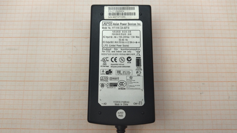 088-388-001 БП для мониторов APD DA-60F19 #2