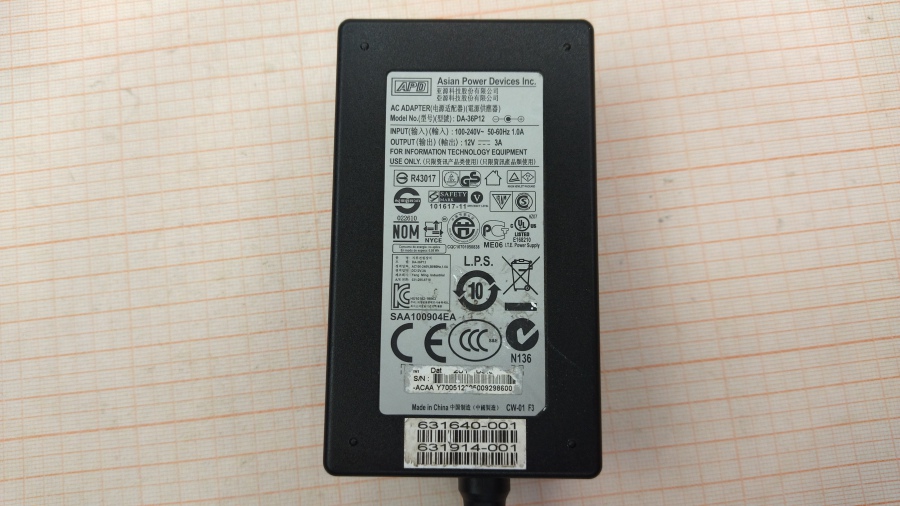 088-389-001 БП для мониторов APD DA-36P12 #2