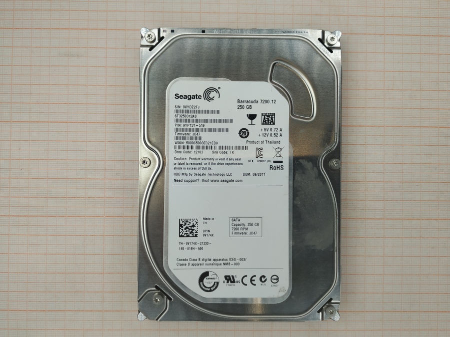 173-151-001 HDD 3.5" SATA SEAGATE ST3250312AS #2