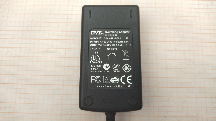 088-390-001 БП для мониторов DVE DSA-0421S-05 1 18 #2