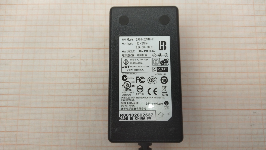 088-391-001 БП для роутера  SA06-20S48-V #2