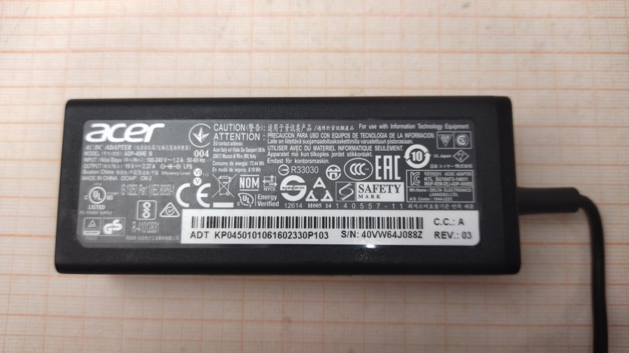 174-181-001 БП для ноутбука ACER ADP-45HE B #2