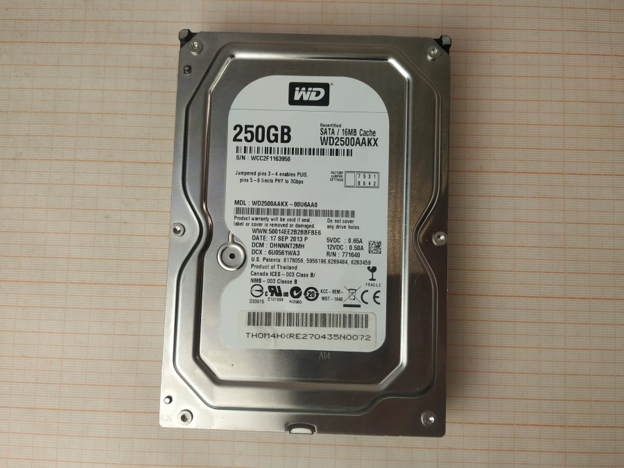 173-153-001 HDD 3.5" SATA Western Digital WD2500AAKX #2