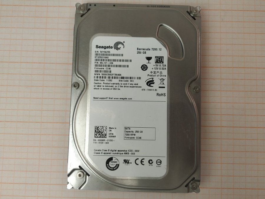 173-154-001 HDD 3.5" SATA SEAGATE ST3250318AS #2