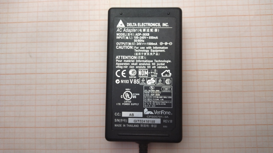 088-414-001 БП для ККМ VERIFONE ADP-36XB #2