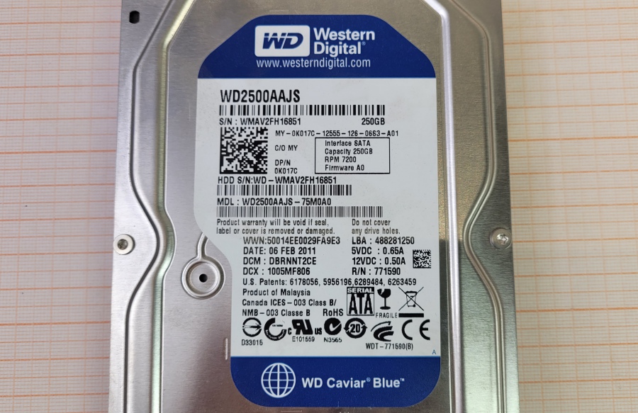 173-152-003 HDD 3.5" SATA Western Digital WD2500AAJS #3
