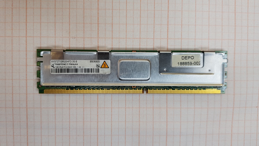 173-159-001 DDR2 FB-DIMM Qimonda HYS72T128420HFD-3S-B #1