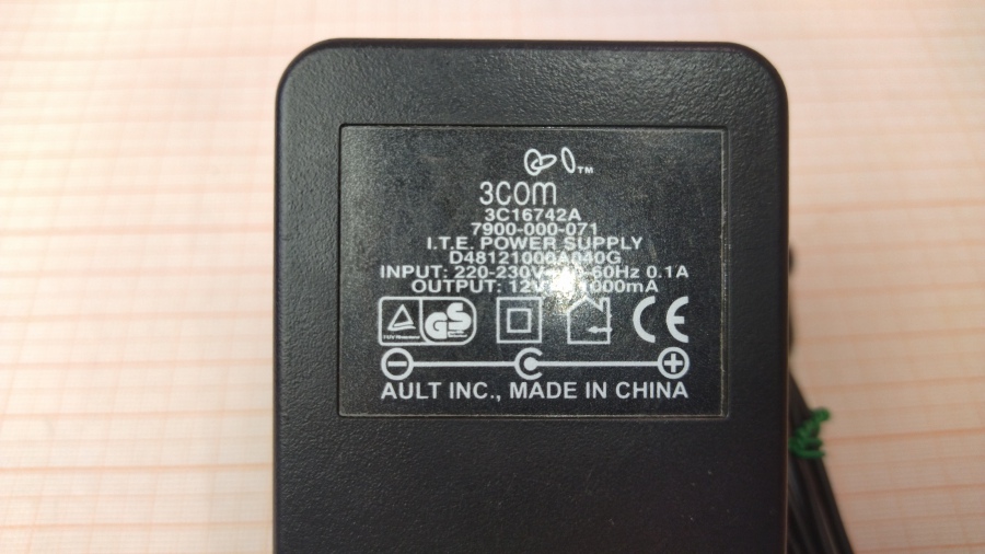 088-419-003 БП внешний для коммутаторов 3COM 3C16742A #3