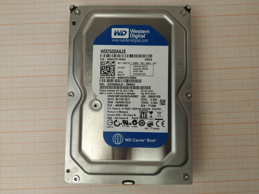173-152-004 HDD 3.5" SATA Western Digital WD2500AAJS #2