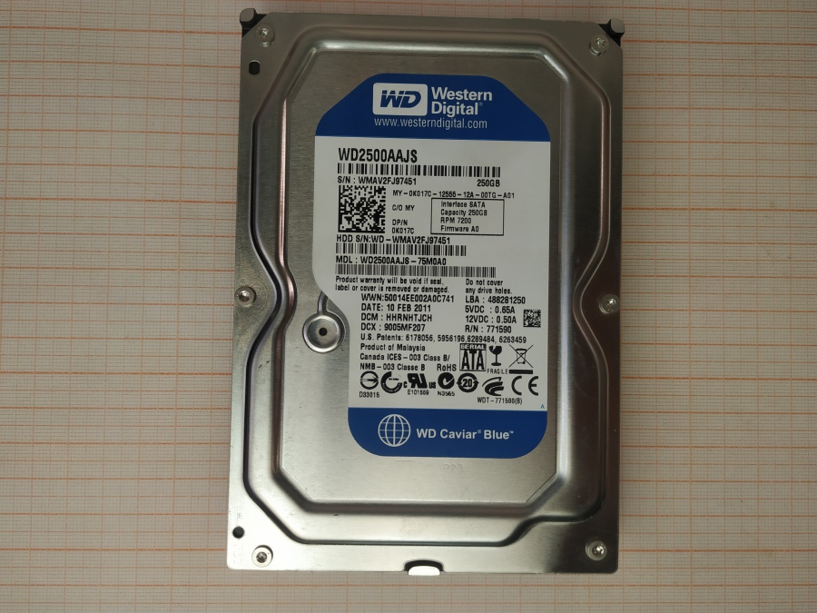 173-152-006 HDD 3.5" SATA Western Digital WD2500AAJS #2