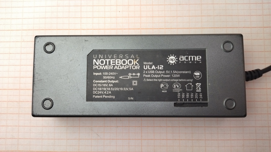 088-427-001 БП для ноутбука AcmePower ULA-12 #3