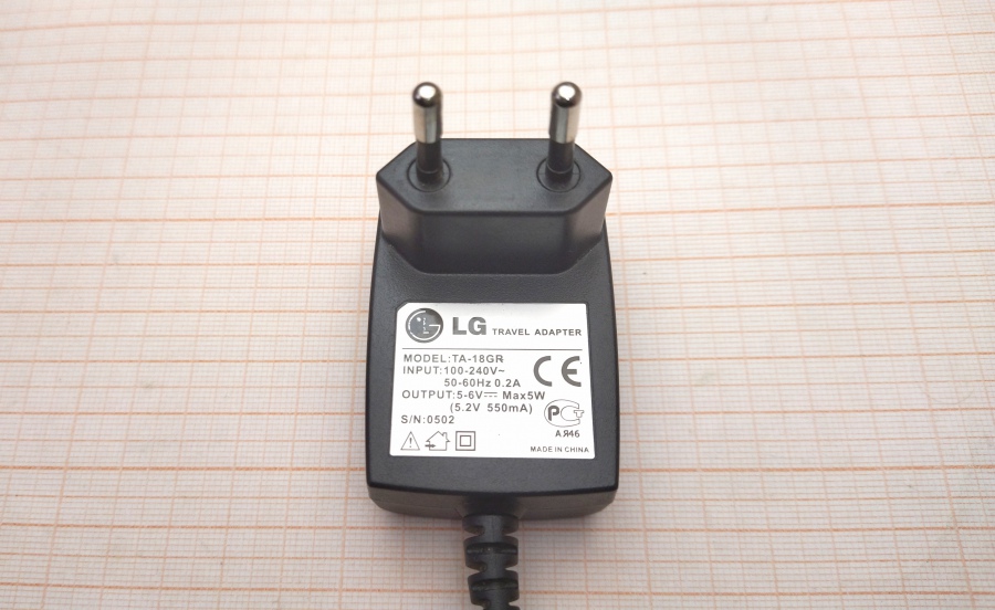 088-441-001 СЗУ для мобильных устройств LG TA-18GR #2