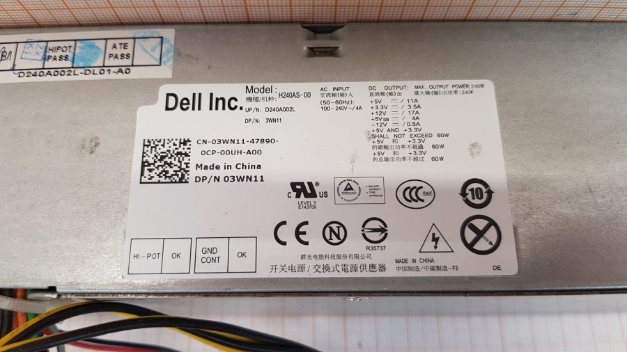 128-038-001 БП LFX DELL H240AS-00 #2