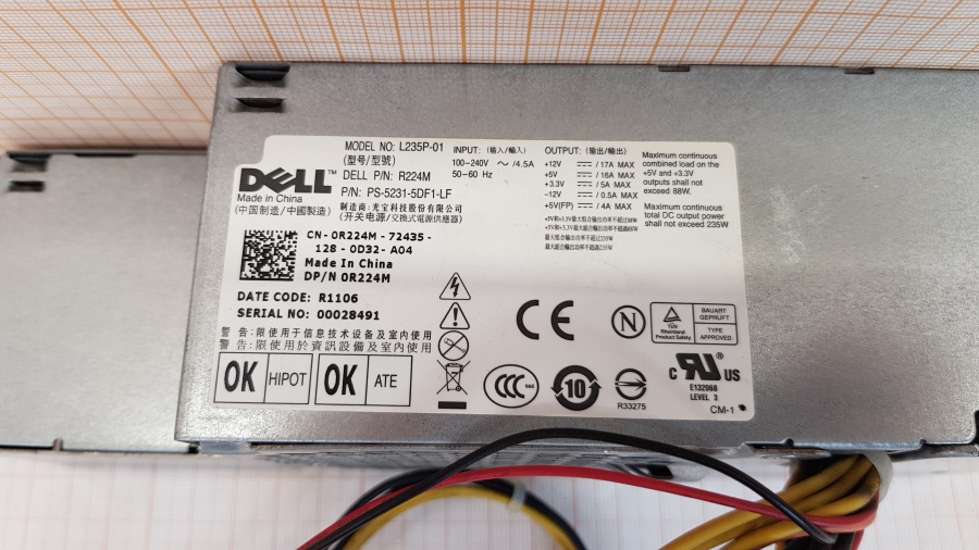 173-161-001 БП LFX DELL L235P-01 #2