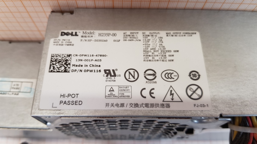 173-162-001 БП LFX DELL H235P-00 #2