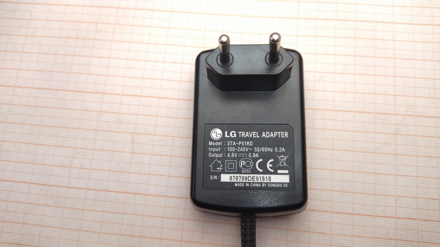 088-448-001 СЗУ для мобильных устройств LG STA-P51RD #3