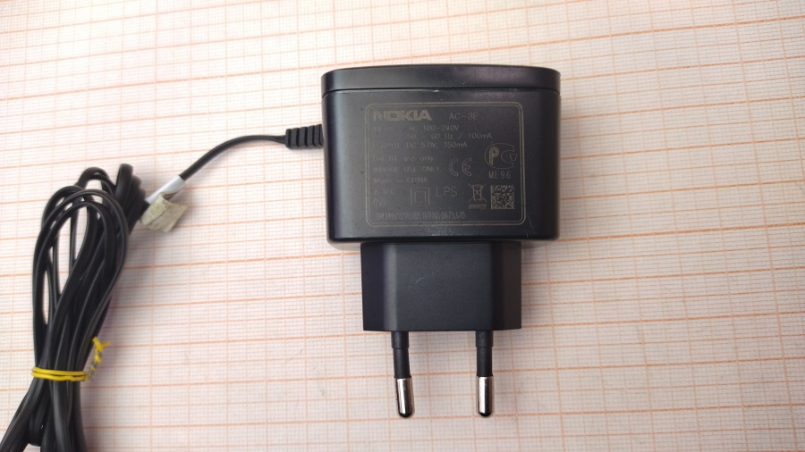 088-465-001 СЗУ для мобильных устройств NOKIA AC-3E #2