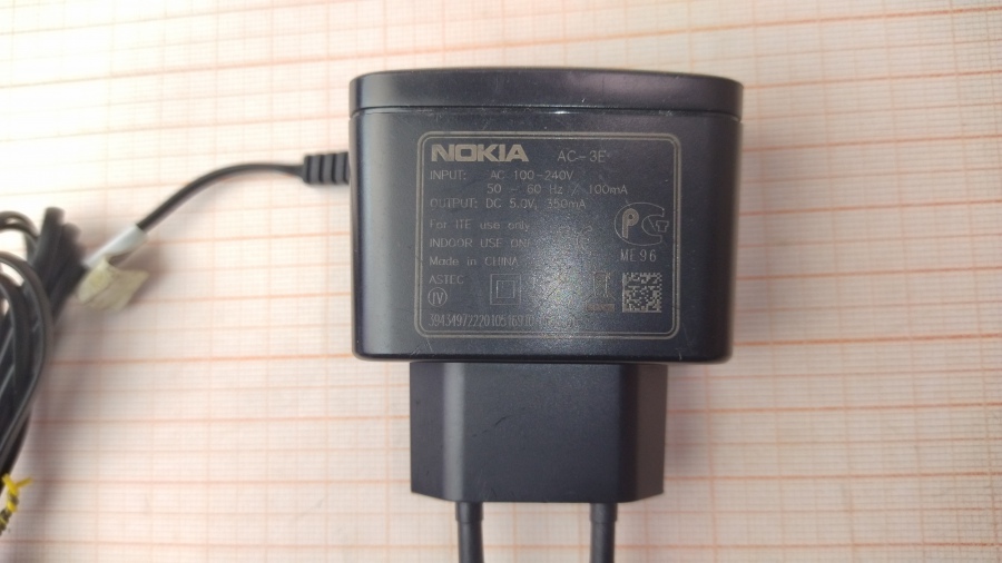 088-465-001 СЗУ для мобильных устройств NOKIA AC-3E #3