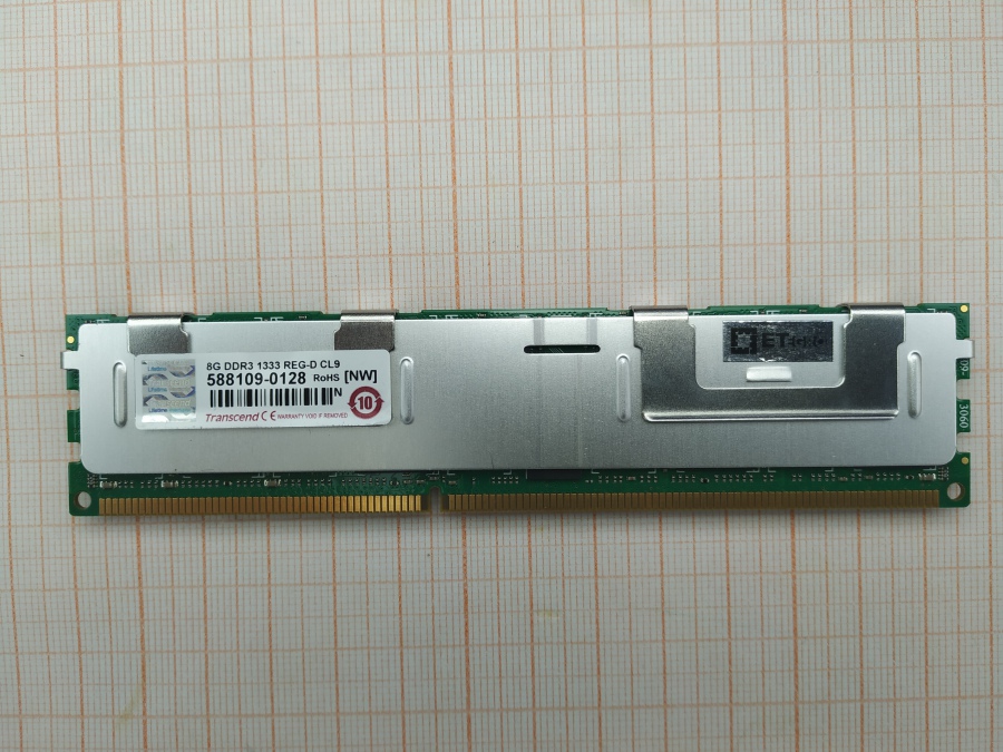 195-002-001 DDR3 RDIMM ECC REG TRANSCEND TS8GJMA333Y #1