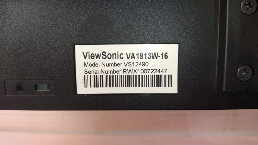 193-036-001 Монитор ЖК VIEWSONIC VA1913W-16 #4