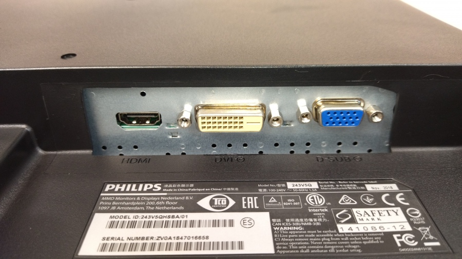 193-053-008 Монитор ЖК PHILIPS 243V5QHSBA #7