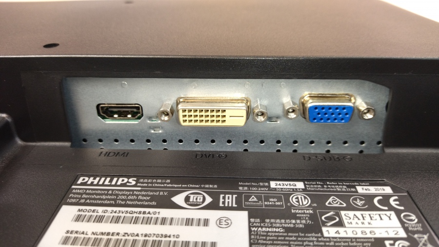 193-053-012 Монитор ЖК PHILIPS 243V5QHSBA #7