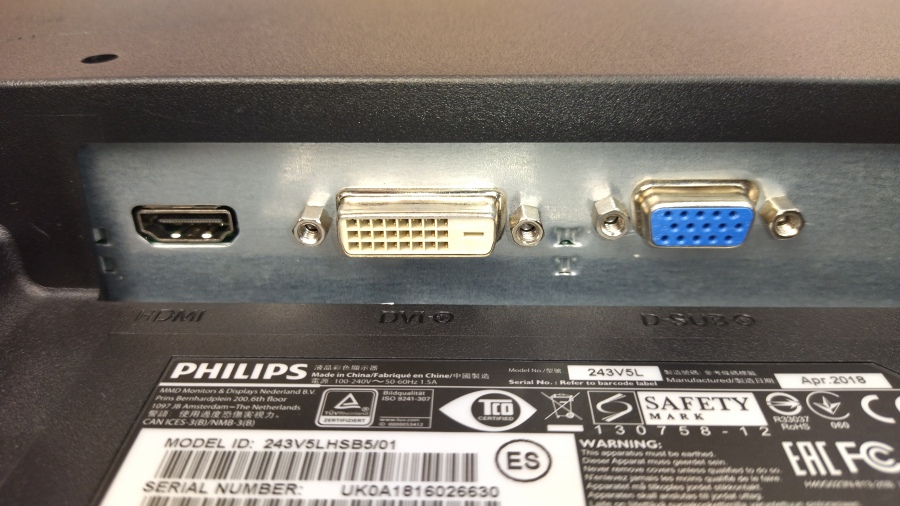 193-041-048 Монитор ЖК PHILIPS 243V5LHSB5 #7