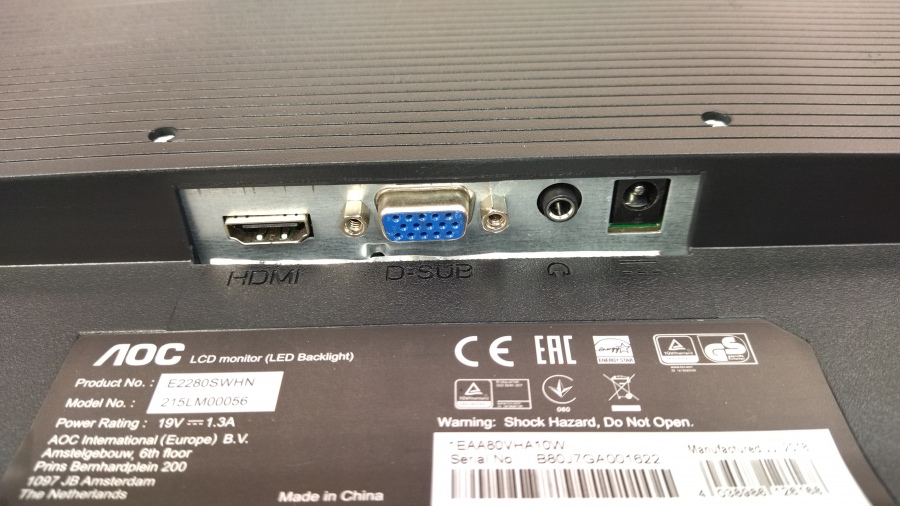 193-063-001 Монитор ЖК AOC E2280SWHN #7