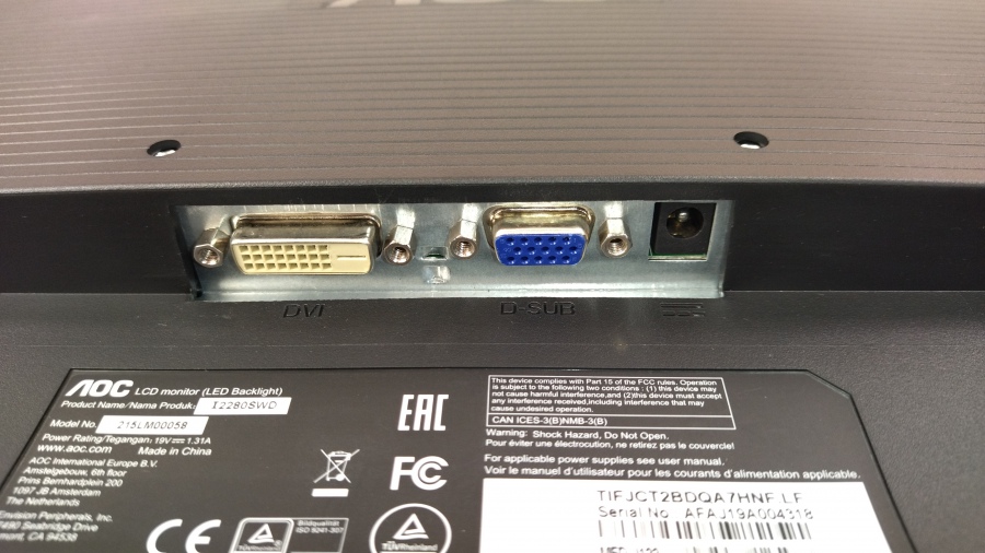 193-079-001 Монитор ЖК AOC I2280SWD #7