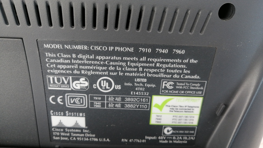 194-001-025 Телефон VoIP CISCO CP-7940 #3
