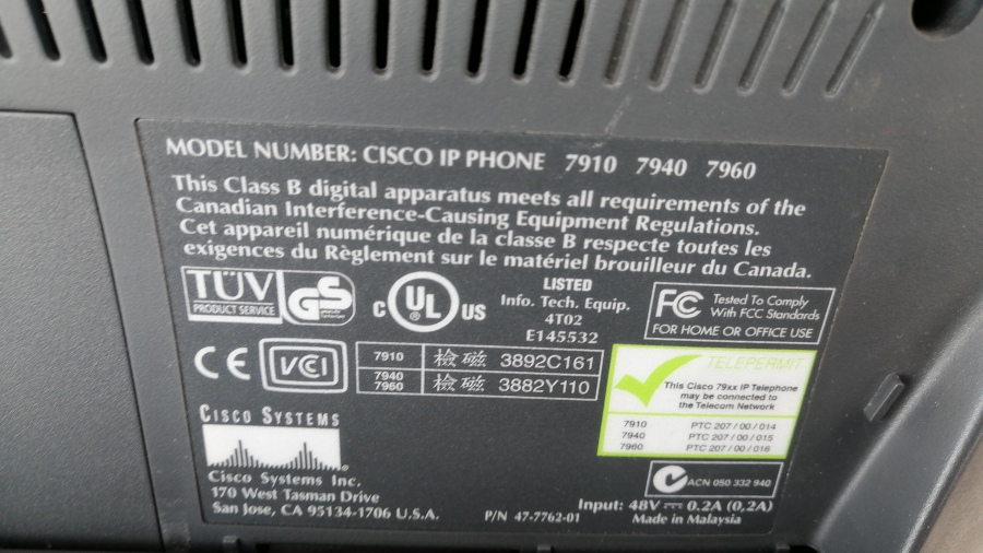 194-004-002 Телефон VoIP CISCO CP-7940 #3
