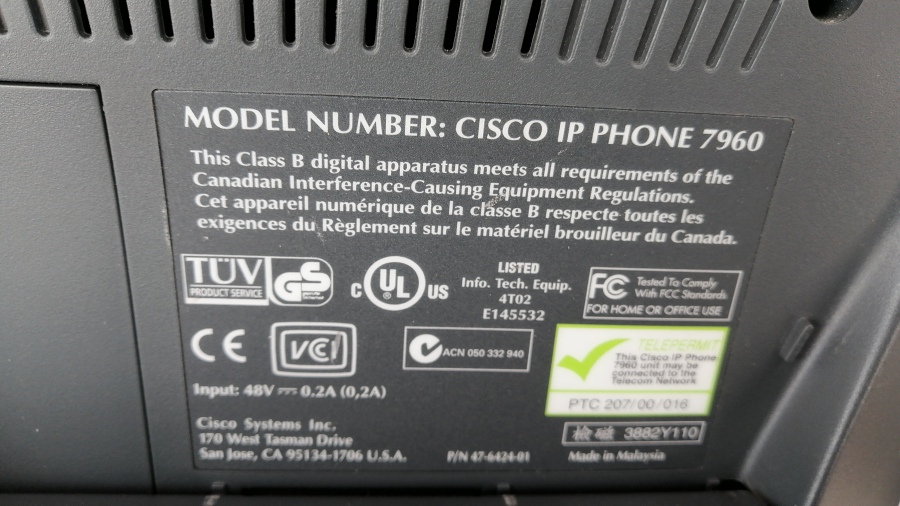 194-005-001 Телефон VoIP CISCO CP-7960 #3