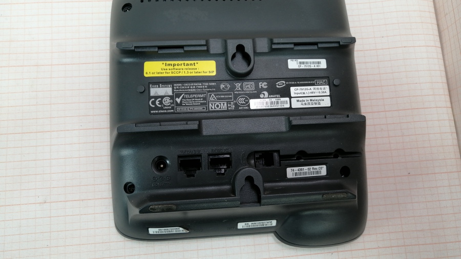 194-010-002 Телефон VoIP CISCO CP-7912G #3