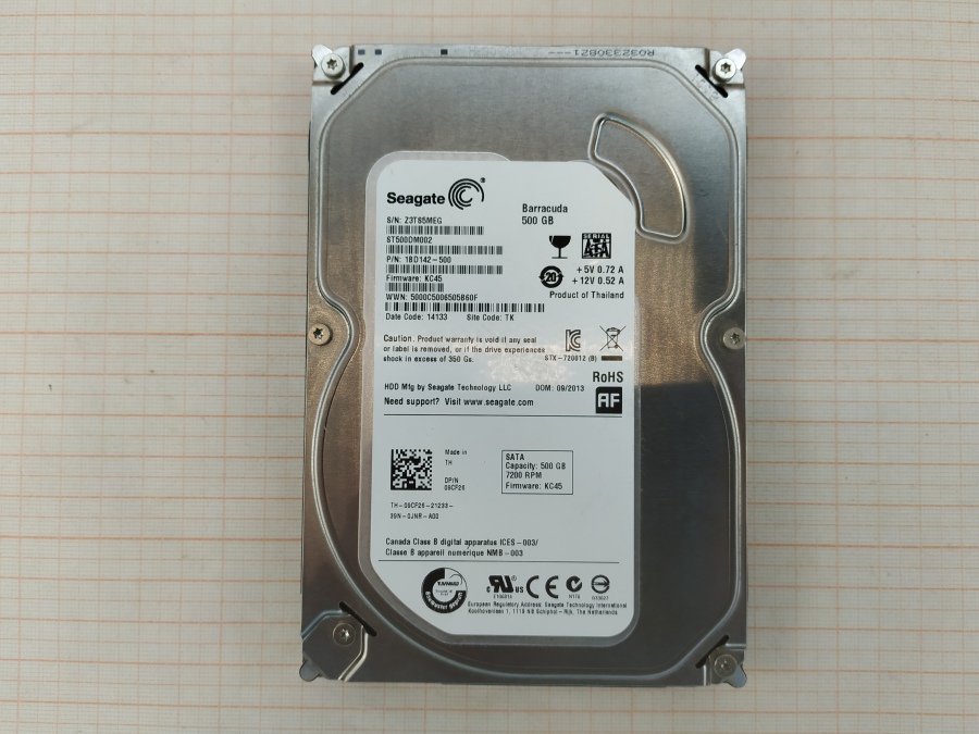 194-019-001 HDD 3.5" SATA SEAGATE Barracuda ST500DM002 #2