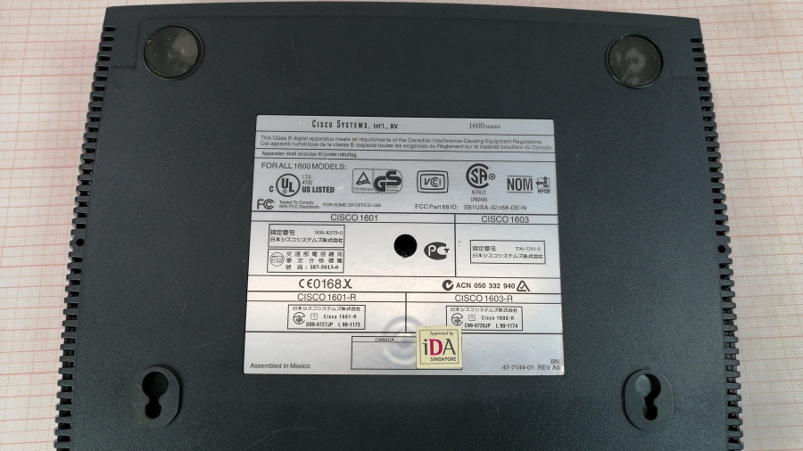 168-051-001 Маршрутизатор CISCO 1601-R #6