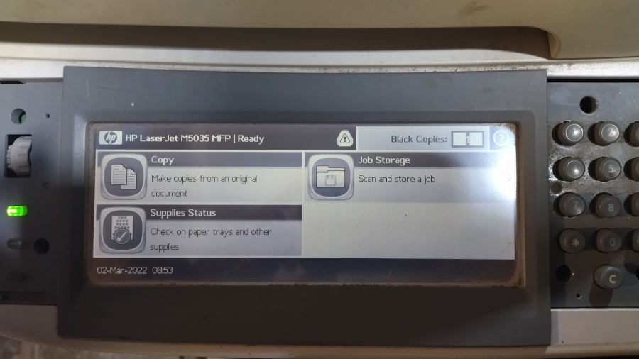 062-055-001 Печатная машина HP LaserJet M5035MFP #29