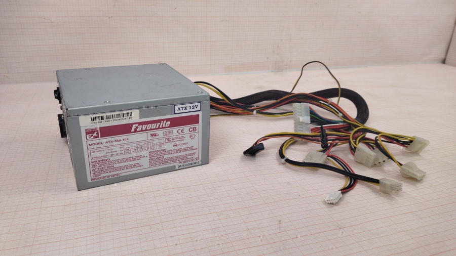 157-013-001 БП ATX v2.0  FAVORITE ATX-350-102 #1