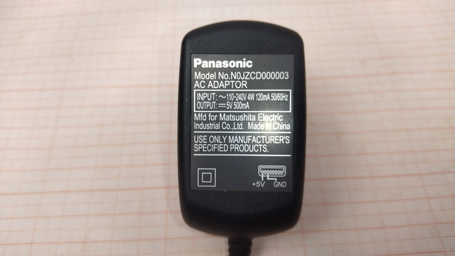 088-514-001 СЗУ для фотоаппарата PANASONIC N0JZCD000003 #2